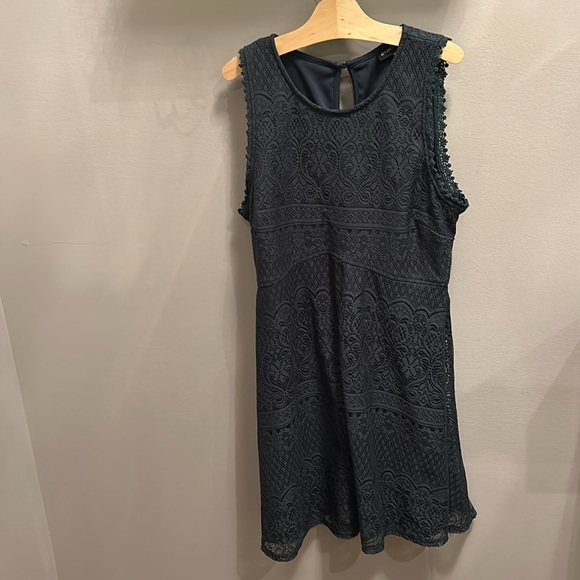 My Michelle Girls Green Lace Dress - Picture 6 of 6